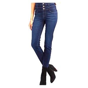 Charlotte Russe High Waisted 3 button skinny jeans